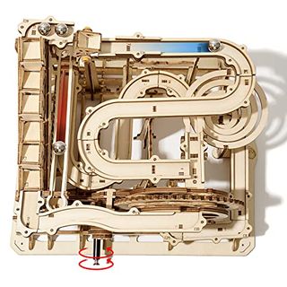 3D Holzpuzzle für Erwachsene Modellbausatz Kugelbahn Bastelset Pädagogisches 